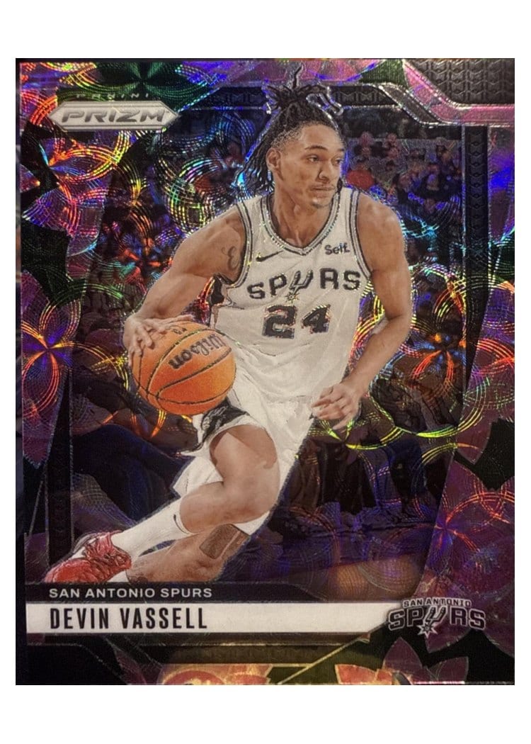 2024-25 Panini Prizm Base Set Devin Vassell Lotus Flower #25 card
