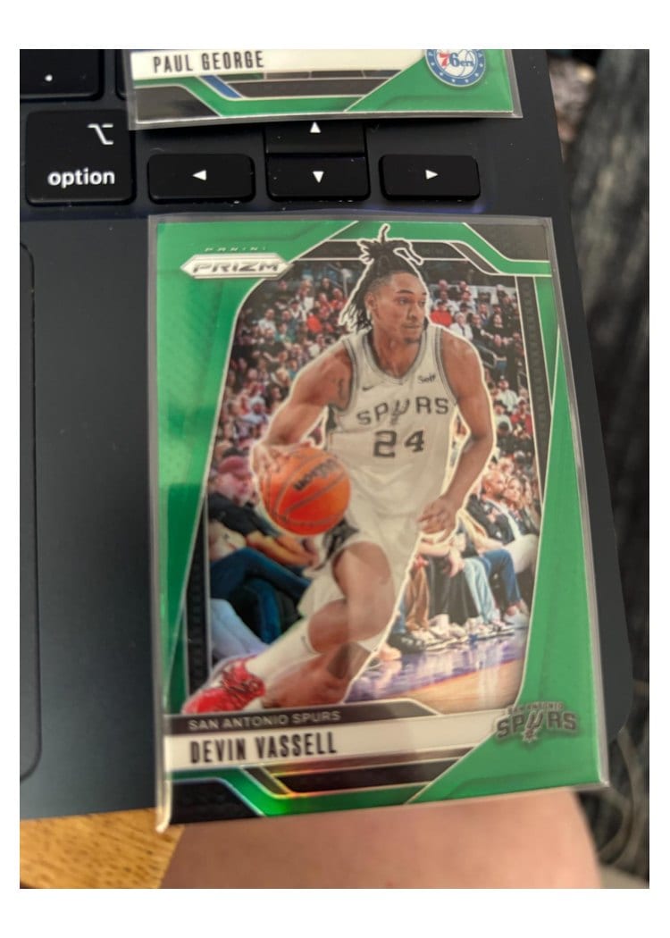 2024-25 Panini Prizm Base Set Devin Vassell #25 card