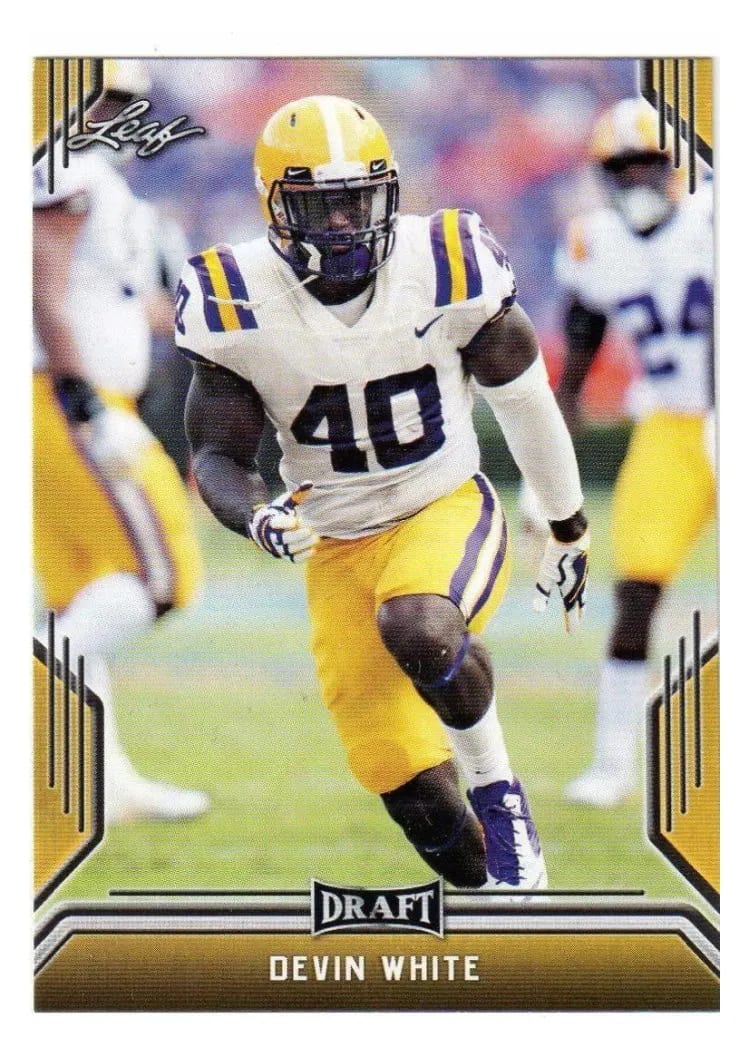 2019 Leaf Draft Devin White #23 card