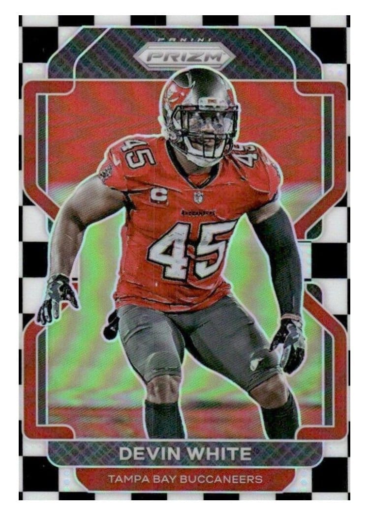 2021 Panini Prizm Base Set Devin White #296 card