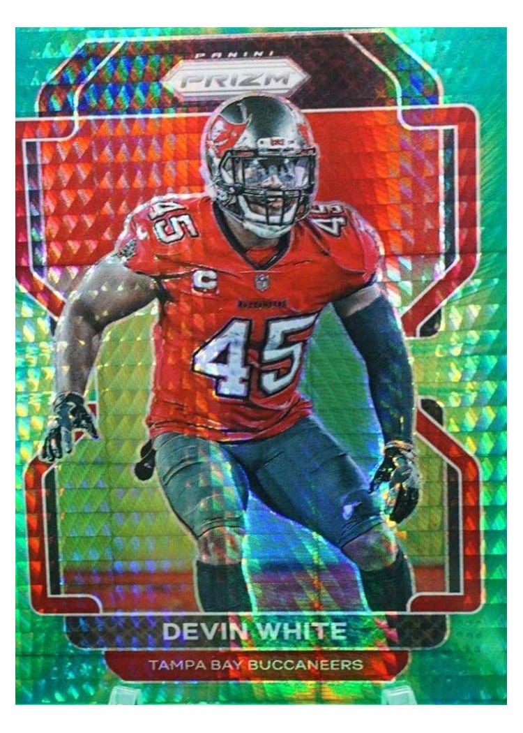 2021 Panini Prizm Base Set Devin White #296 card