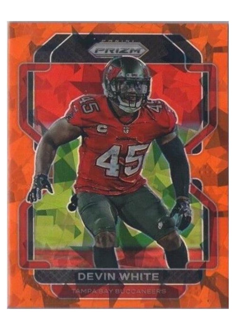 2021 Panini Prizm Base Set Devin White #296 card