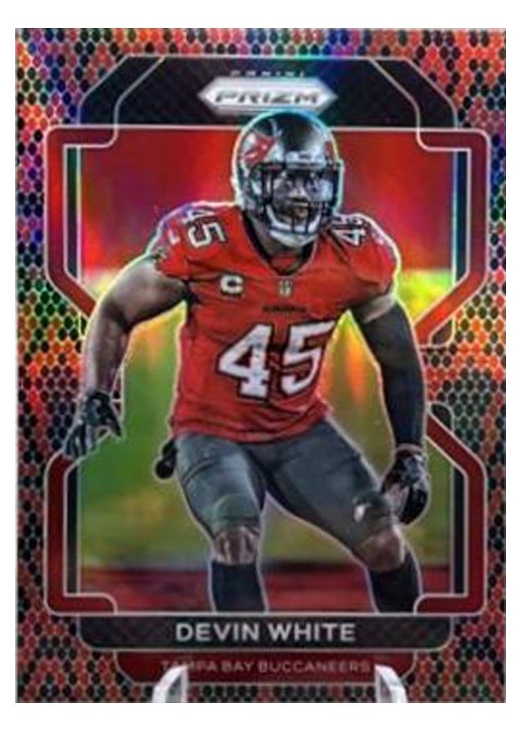 2021 Panini Prizm Base Set Devin White #296 card