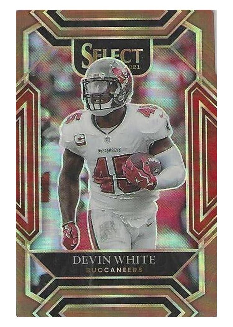 2021 Panini Select Base Set Devin White #232 card