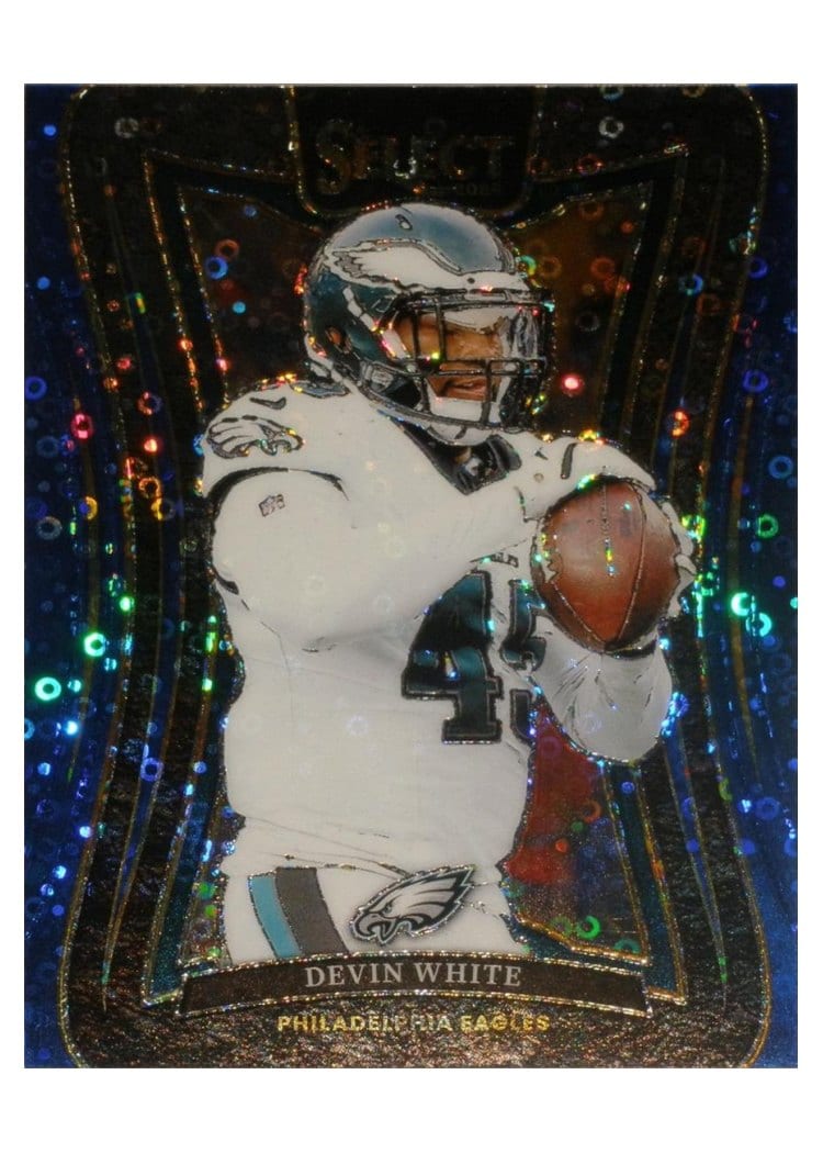 2024 Panini Select Base Set Devin White Blue Disco Prizm #332 card