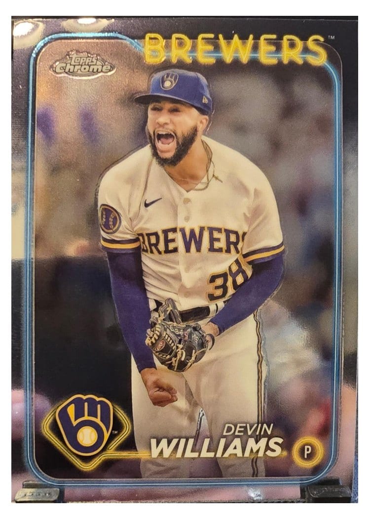 2024 Topps Chrome Base Set Devin Williams #103 card