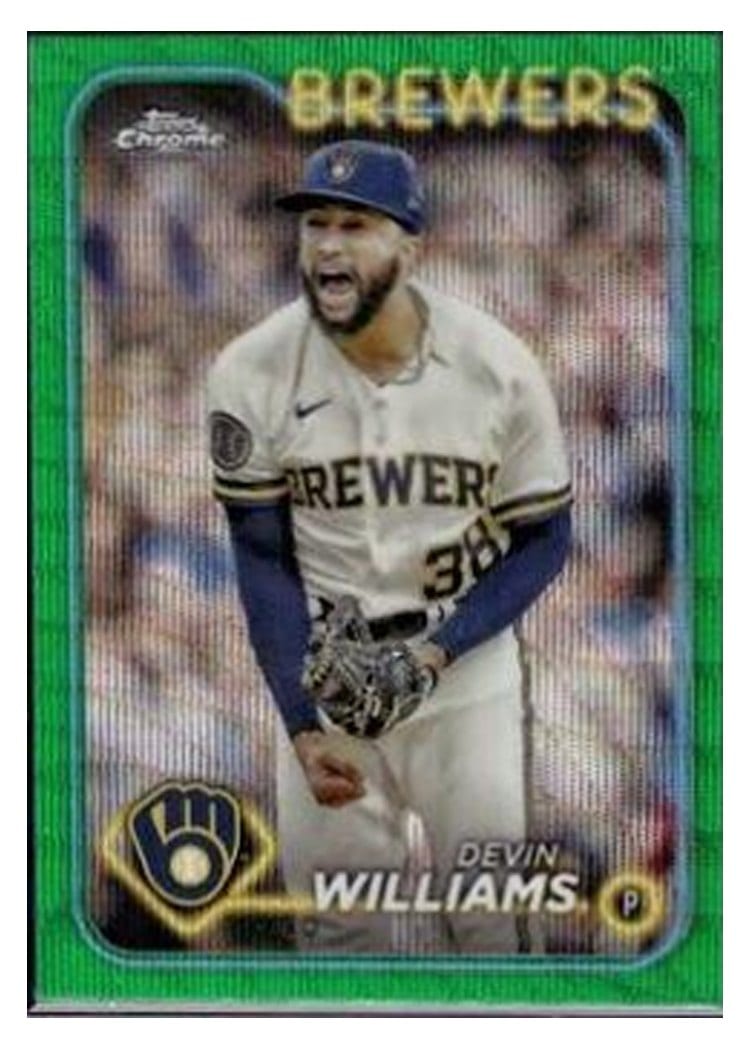 2024 Topps Chrome Base Set Devin Williams #103 card