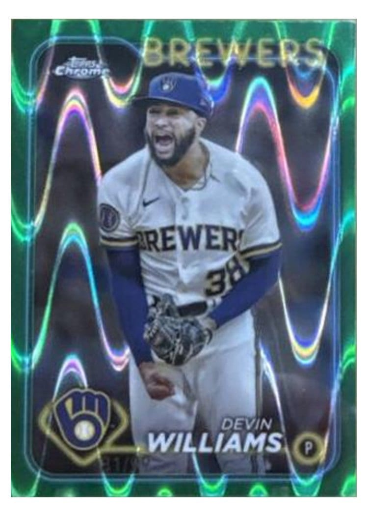 2024 Topps Chrome Base Set Devin Williams #103 card