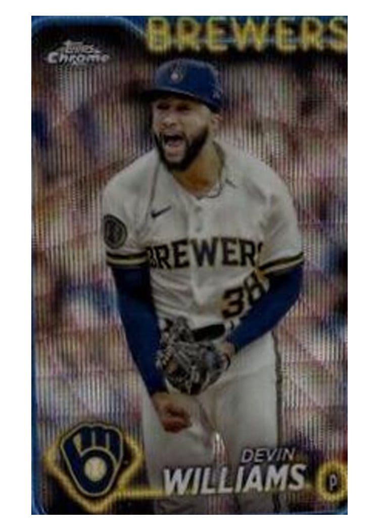 2024 Topps Chrome Base Set Devin Williams #103 card