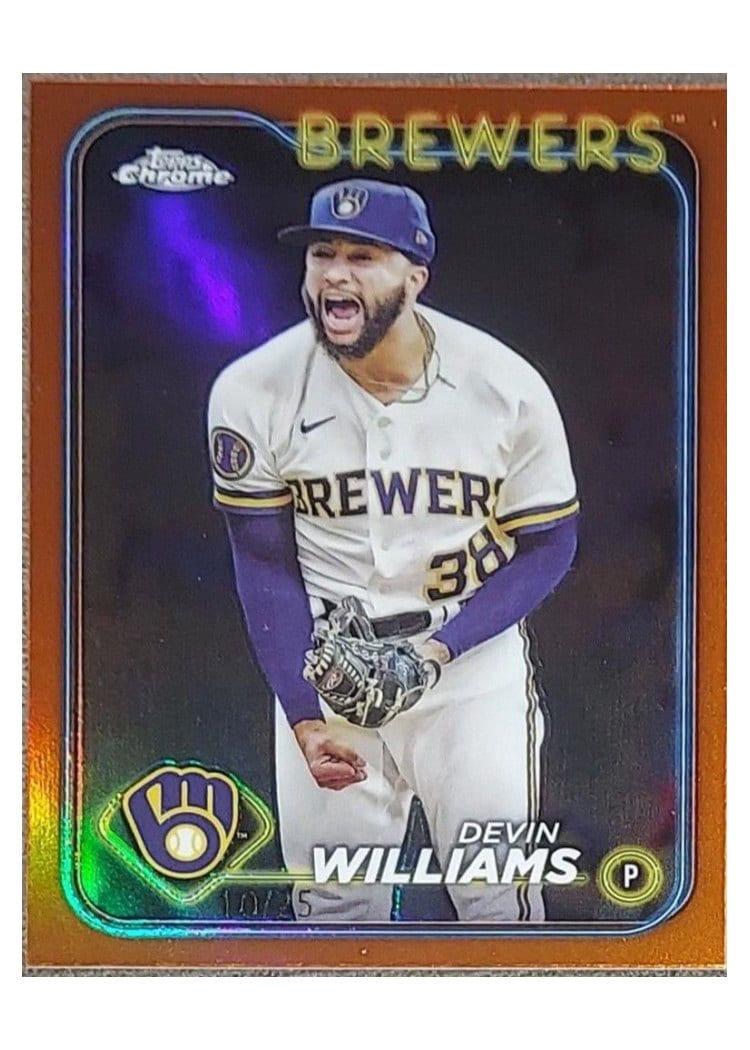 2024 Topps Chrome Base Set Devin Williams #103 card