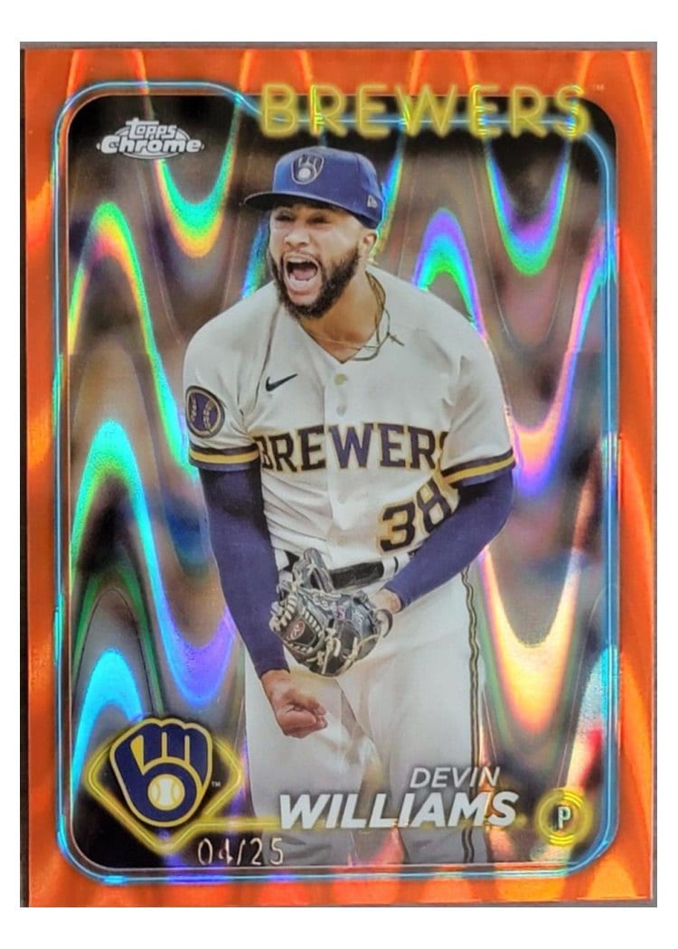 2024 Topps Chrome Base Set Devin Williams #103 card