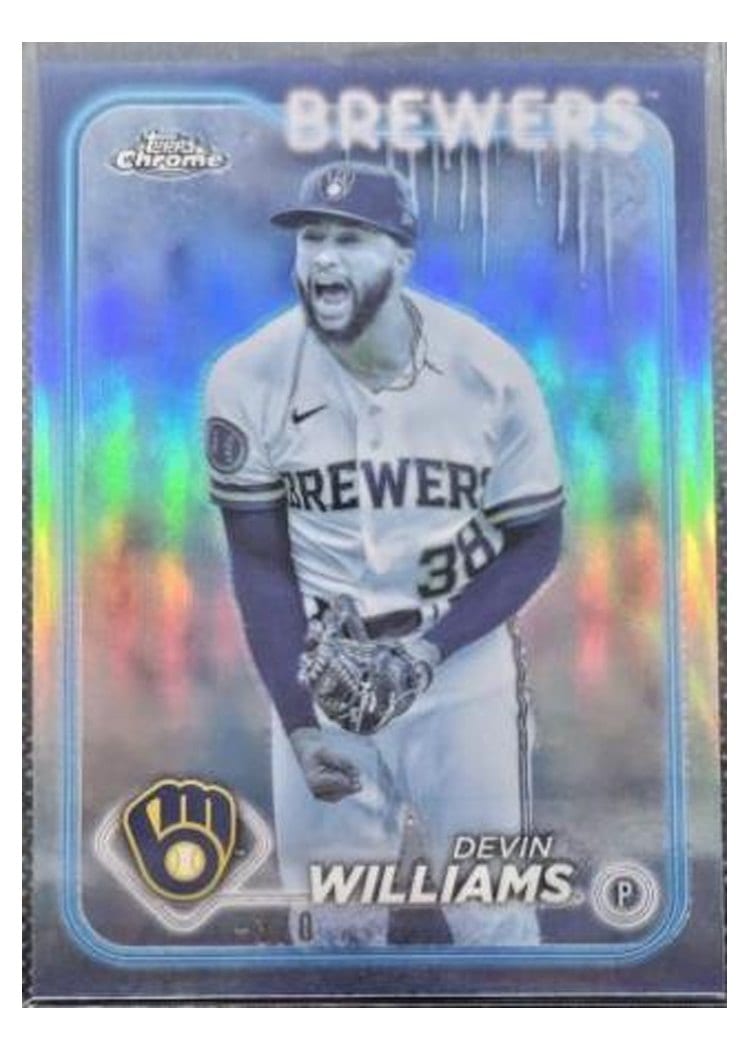 2024 Topps Chrome Base Set Devin Williams #103 card