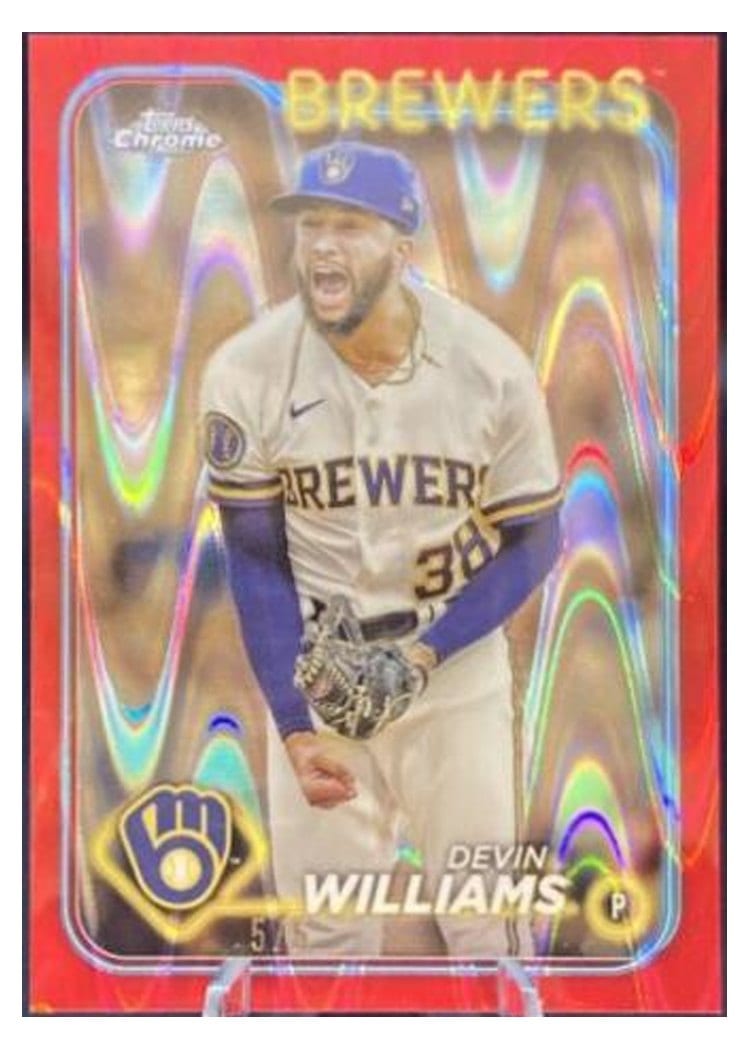 2024 Topps Chrome Base Set Devin Williams #103 card