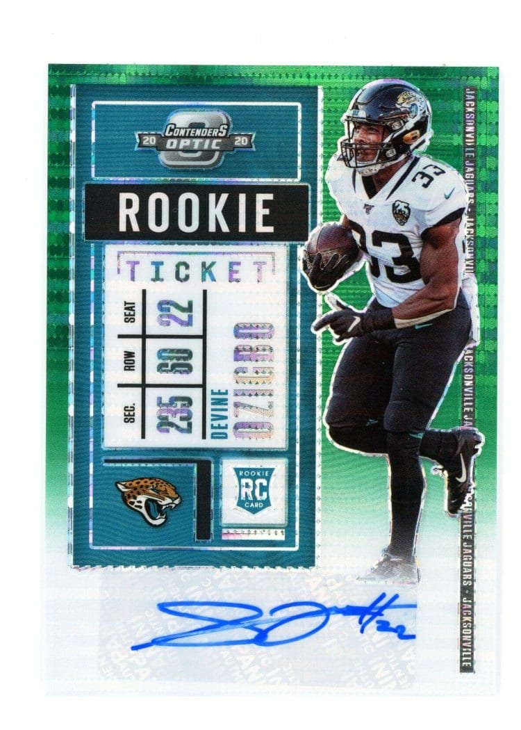 2020 Panini Contenders Optic Base Set Devine Ozigbo #198 card