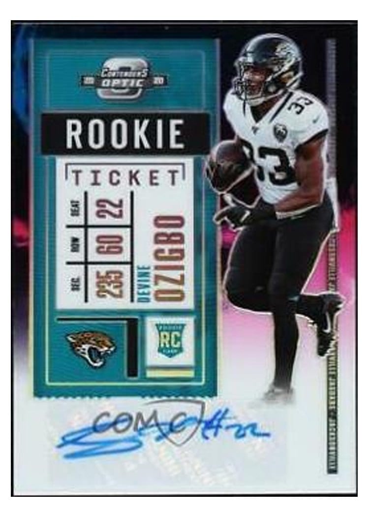 2020 Panini Contenders Optic Base Set Devine Ozigbo #198 card