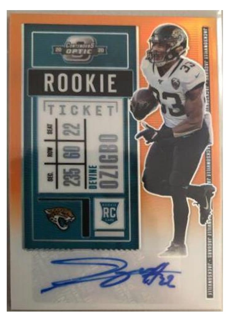 2020 Panini Contenders Optic Base Set Devine Ozigbo #198 card