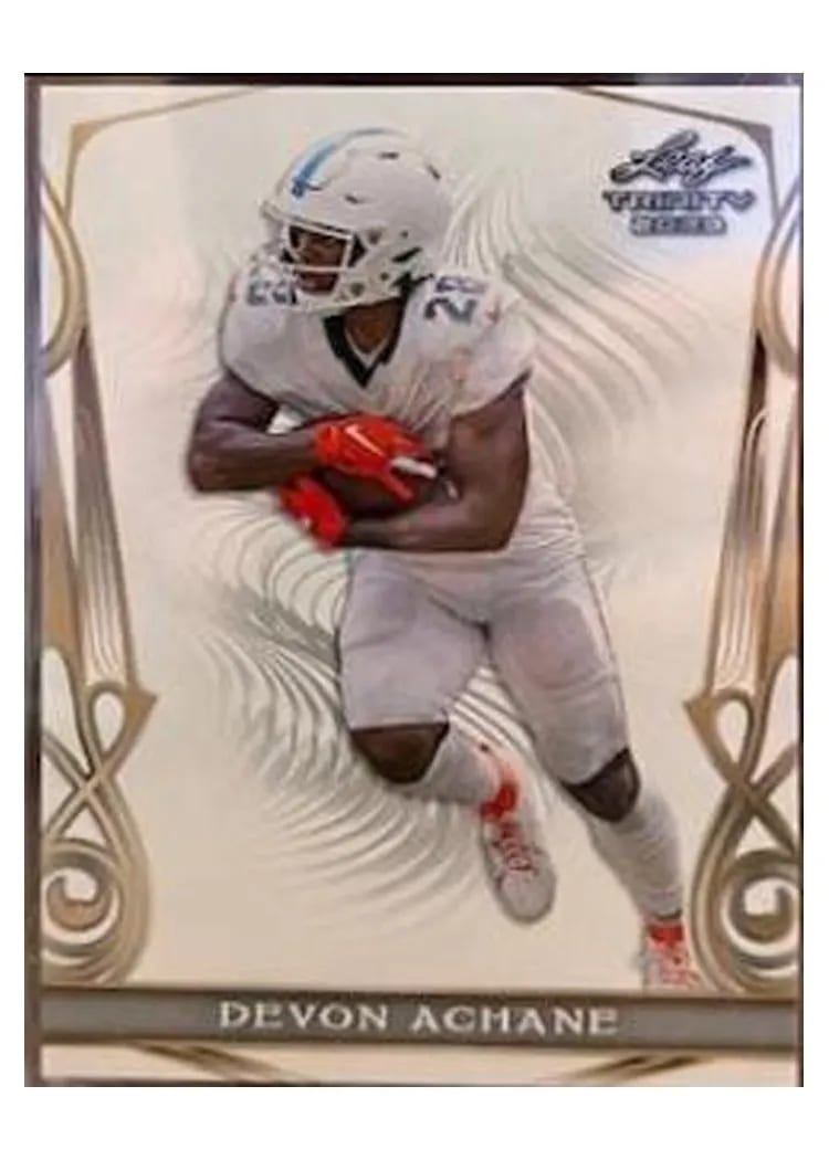 2023 Leaf Trinity Devon Achane #73 card