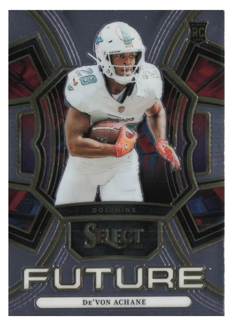 2023 Panini Select Draft Picks Future Devon Achane SILVER #FUT-DAC card