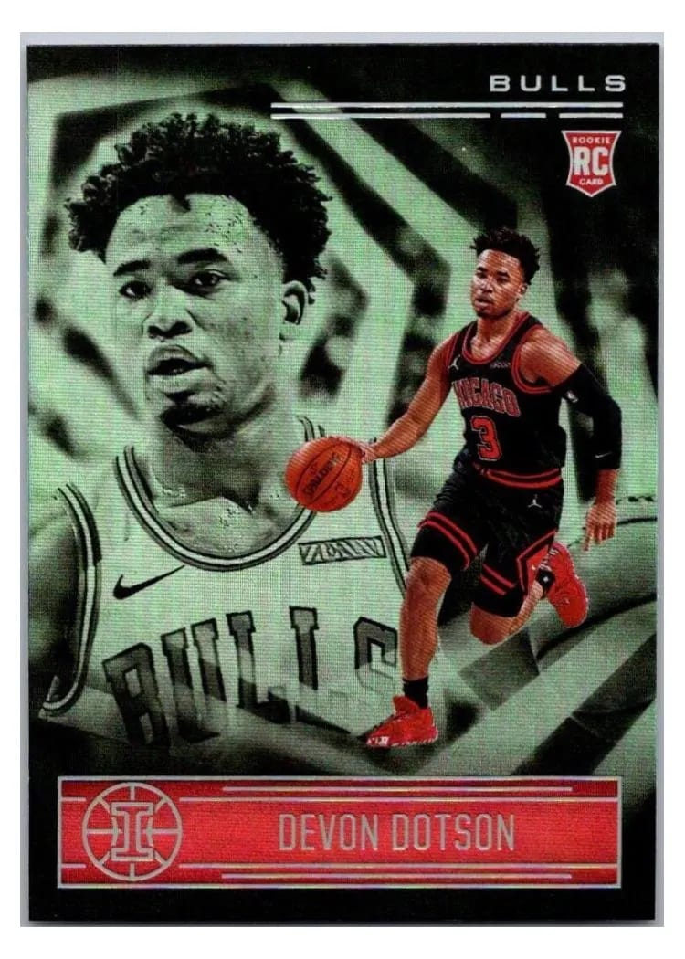 2020-21 Panini Illusions Base Set Devon Dotson #181 card