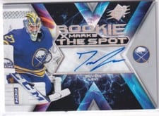 2023-24 SPx X Marks the Spot Rookie Autos Devon Levi #XMR-DL card