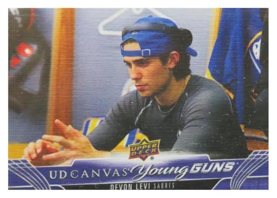 2023-24 Upper Deck UD Canvas Devon Levi #C228 card