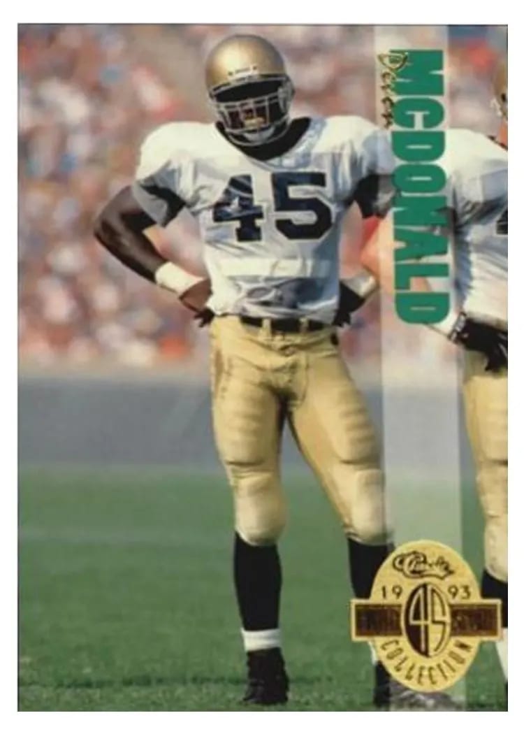 1993 Classic Four Sport Devon McDonald #145 card