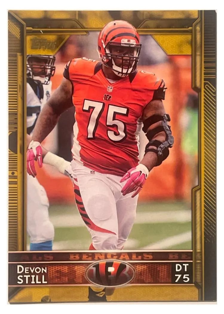 2015 Topps Devon Still Gold #57 card