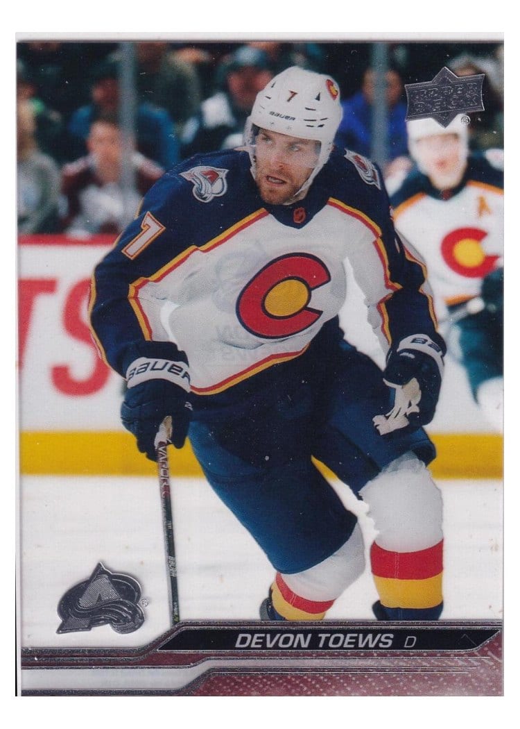 2023-24 Upper Deck Base Set Devon Toews #46 card