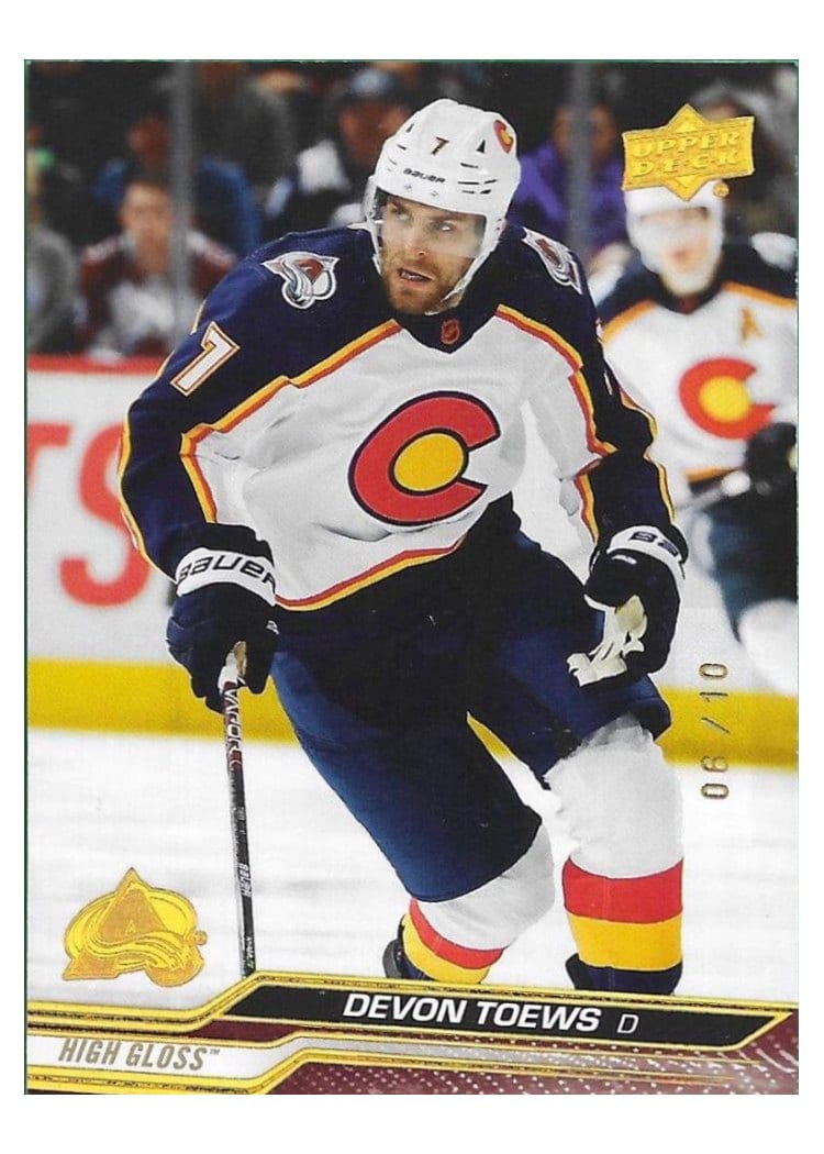 2023-24 Upper Deck Base Set Devon Toews #46 card