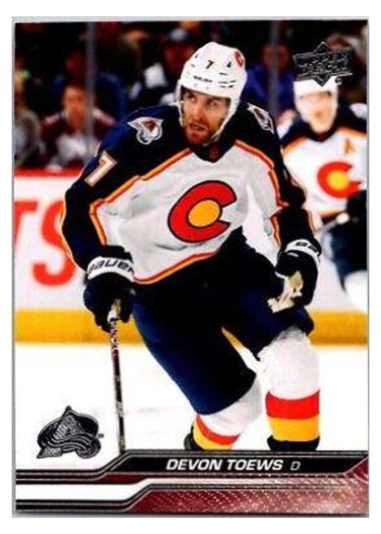 2023-24 Upper Deck Base Set Devon Toews #46 card