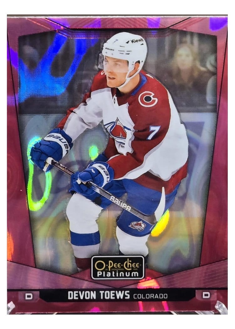 2024-25 O-Pee-Chee Platinum Base Set Devon Toews #50 card