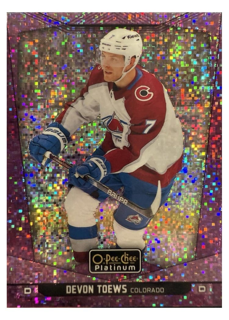 2024-25 O-Pee-Chee Platinum Base Set Devon Toews #50 card
