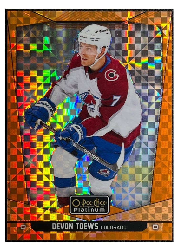 2024-25 O-Pee-Chee Platinum Base Set Devon Toews #50 card