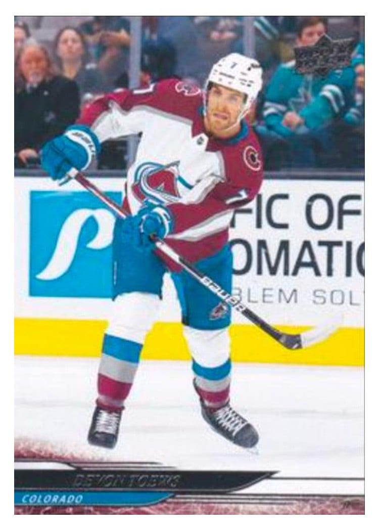 2024-25 Upper Deck Base Set Devon Toews #287 card