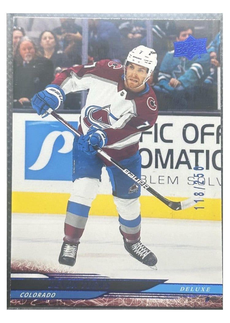 2024-25 Upper Deck Base Set Devon Toews #287 card