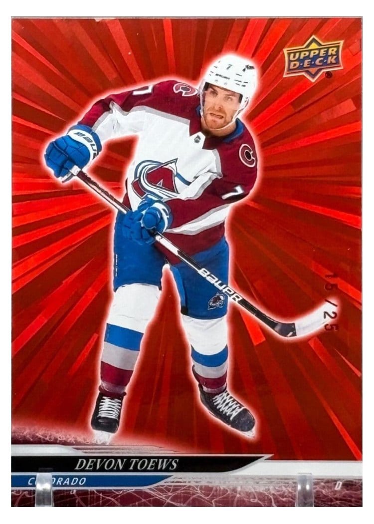 2024-25 Upper Deck Base Set Devon Toews #287 card