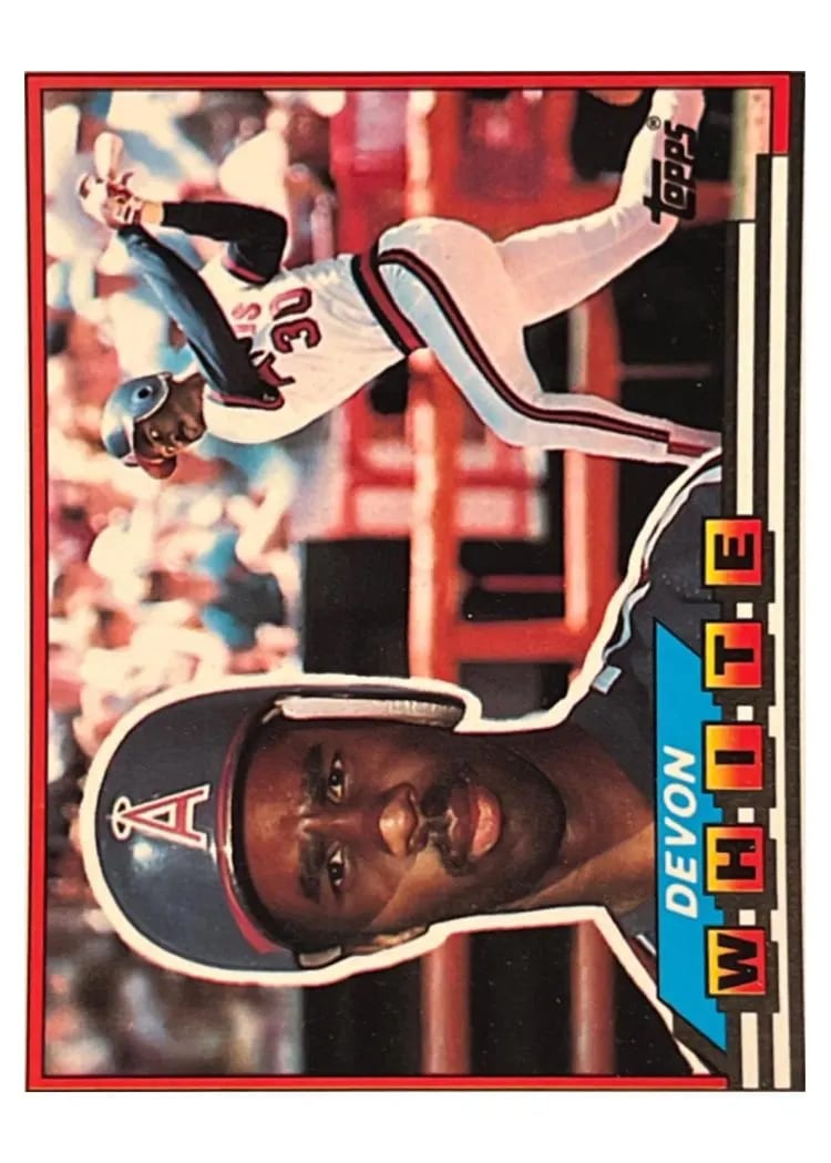 1989 Topps Big Devon White #122 card