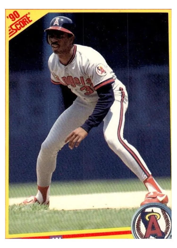 1990 Score Devon White #312 card