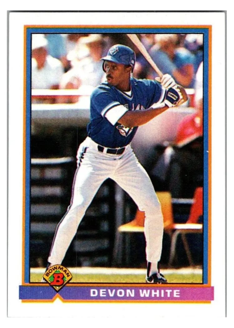 1991 Bowman Devon White #30 card