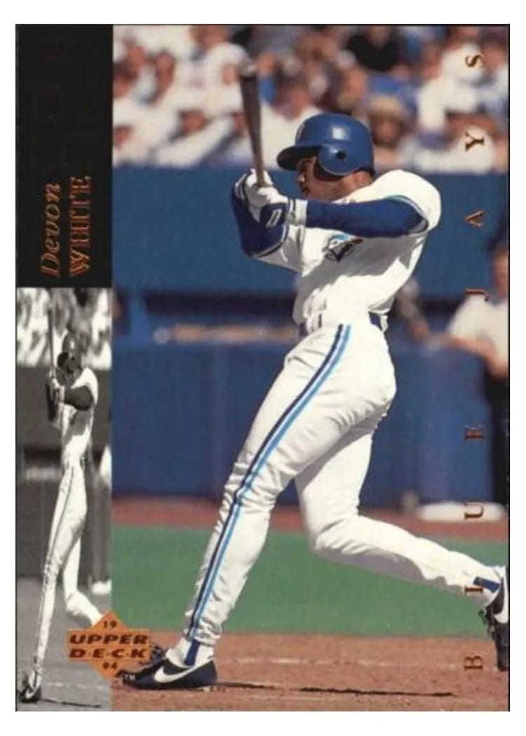 1994 Upper Deck Devon White #137 card