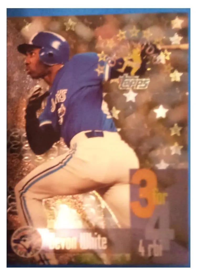 1995 Topps Opening Day Devon white #10 card