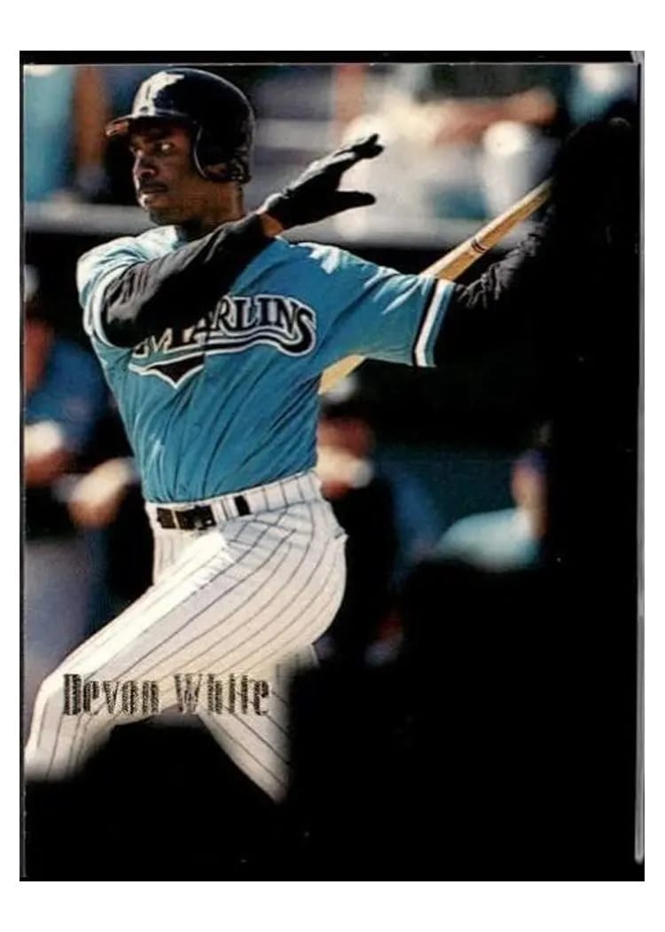 1996 Topps Laser Devon White #15 card
