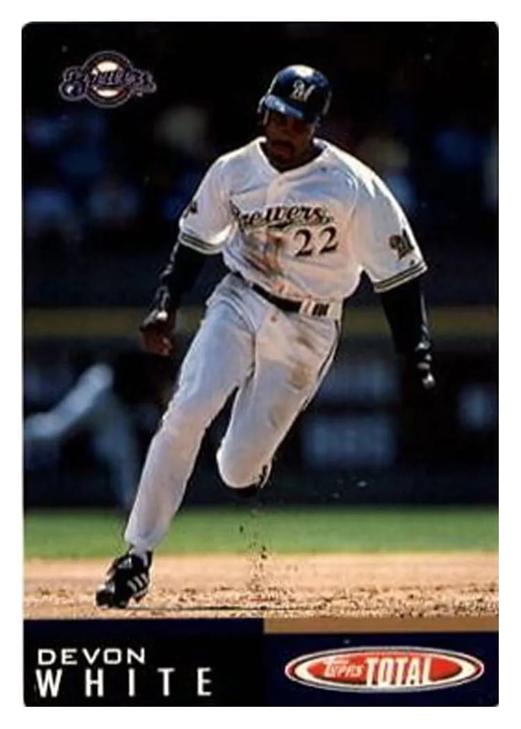 2002 Topps Total Devon White #108 card