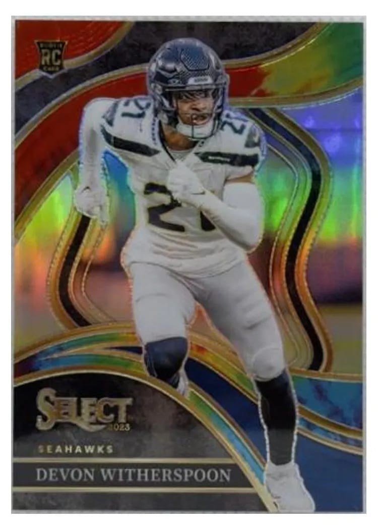 2023 Panini Select Base Set Devon Witherspoon Tie-Dye Prizm #273 card