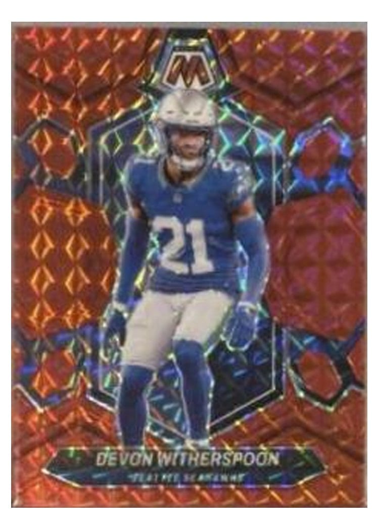 2024 Panini Mosaic Base Set Devon Witherspoon Red #202 card