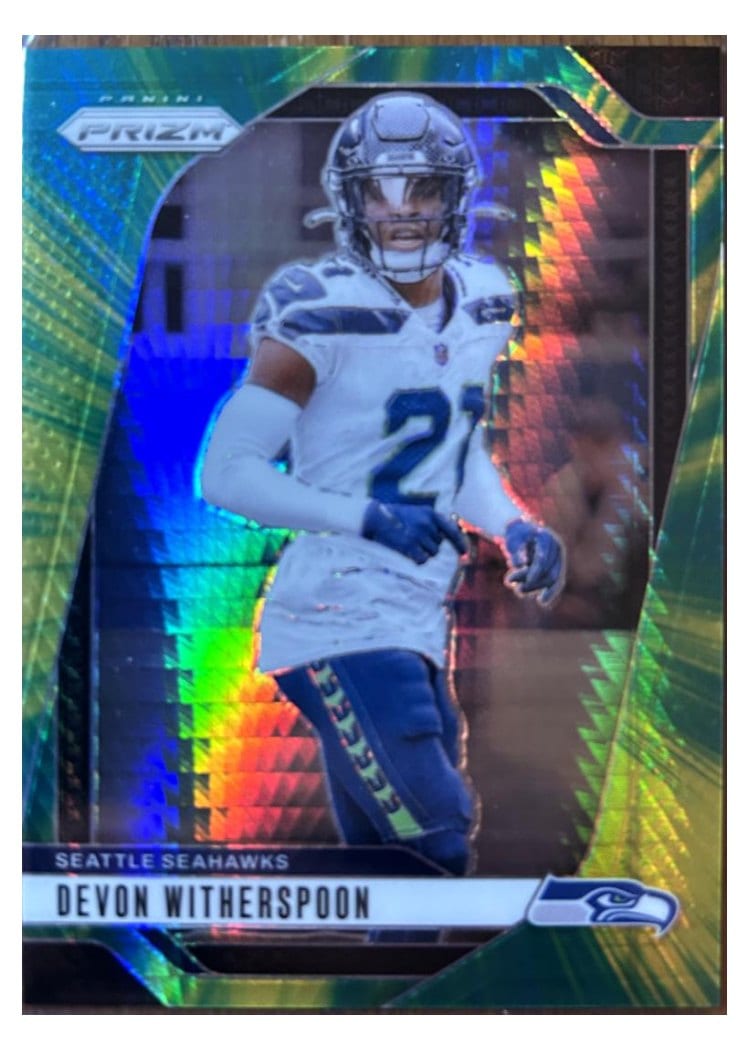 2024 Panini Prizm Base Set Devon Witherspoon Hyper #263 card