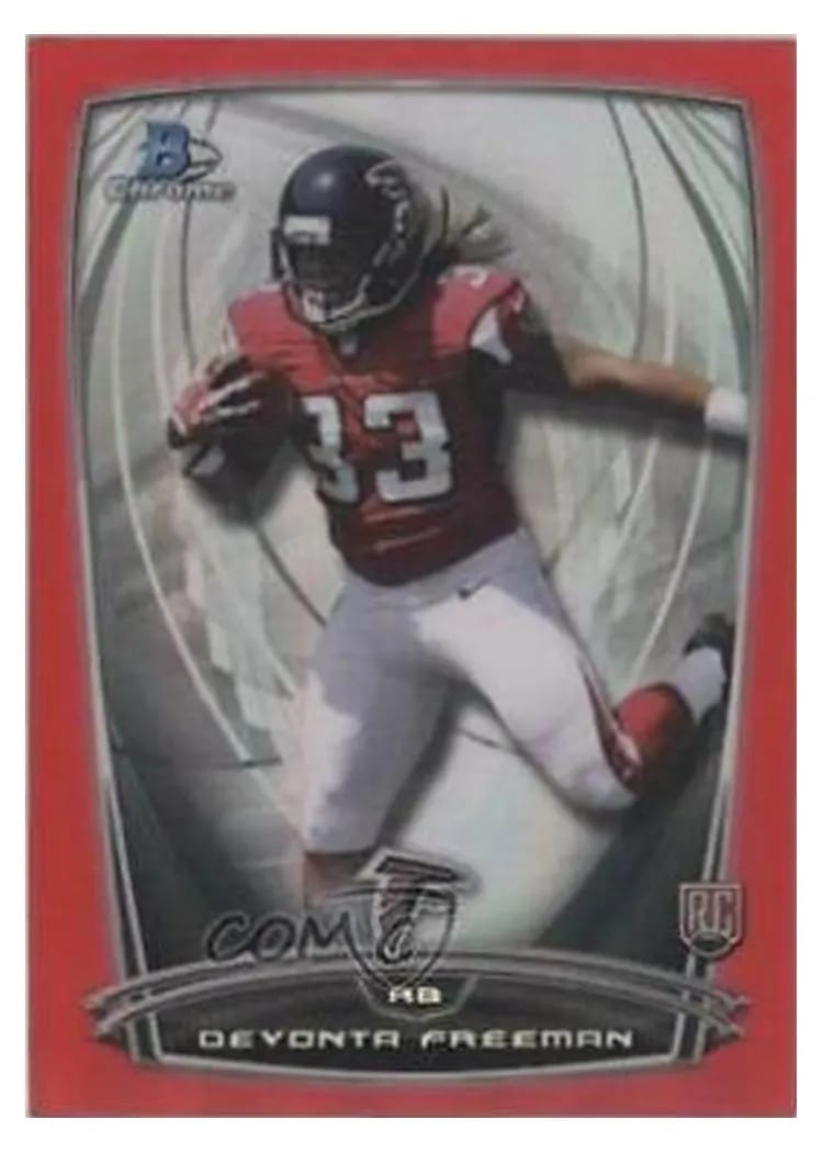 2014 Bowman Chrome Devonta Freeman #203 card
