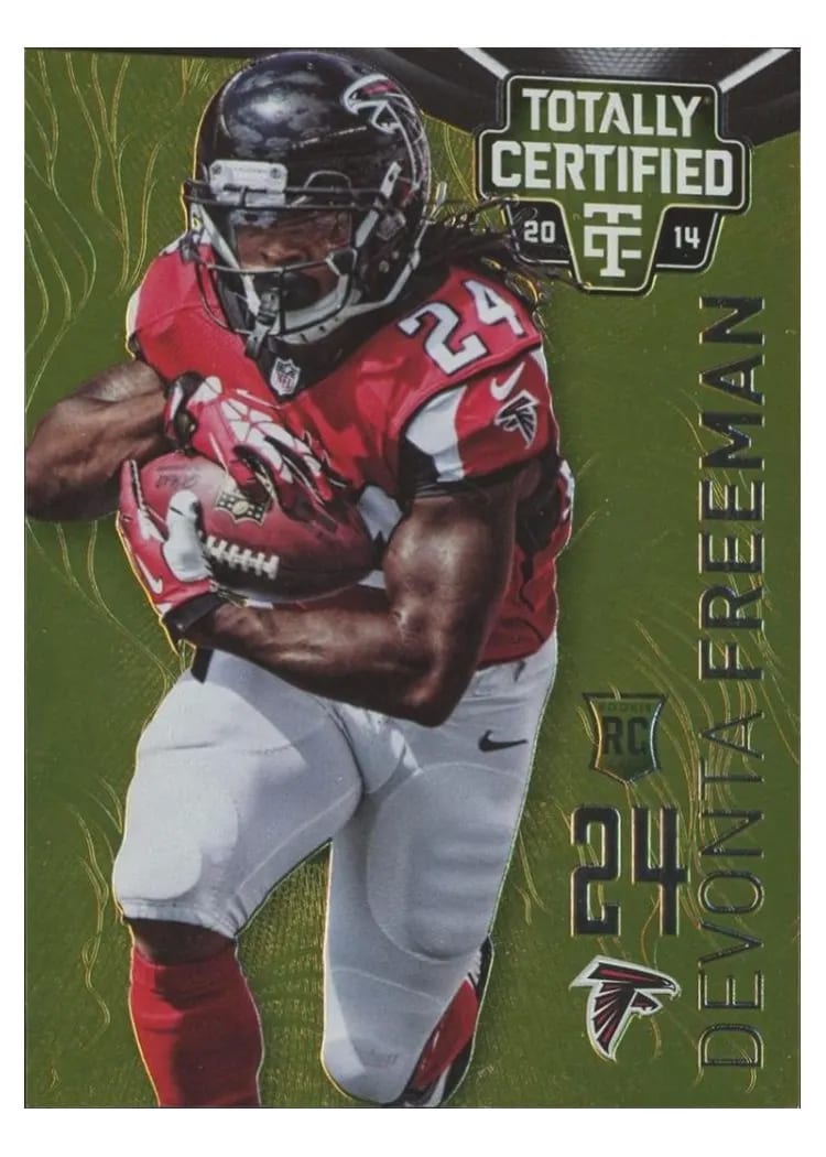 2014 Panini Totally Certified Devonta Freeman #162 card