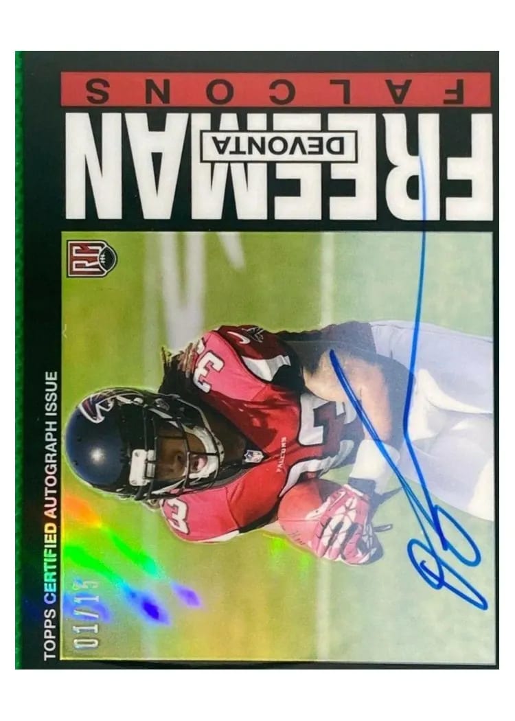 2014 Topps Chrome 1985 Devonta Freeman #35 card