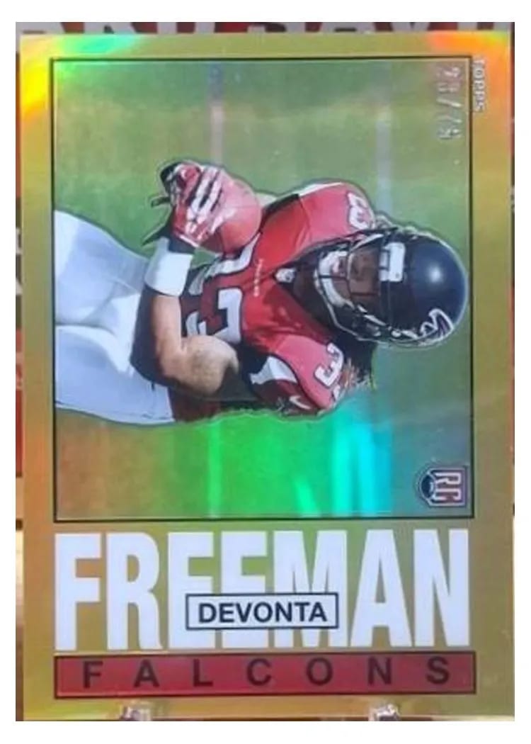 2014 Topps Chrome 1985 Devonta Freeman #35 card